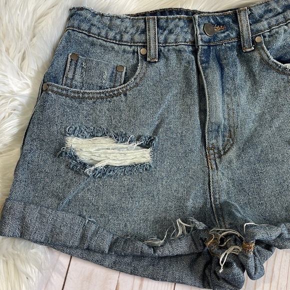 Mustard Seed hi-rise shorts - Picture 2 of 12